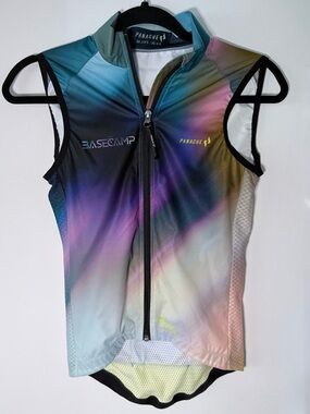 Panache Cycling Vest Basecamp Unisex M-XXS/W-XS Cosmic Nebula purple blue